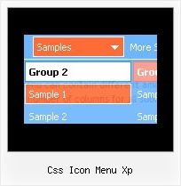 Css Icon Menu Xp Websitebaker Menue Ajax