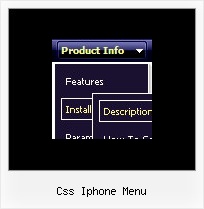 Css Iphone Menu Http Www Yaml De Horizontales Menu