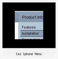 Css Iphone Menu Horizontales Menue Submenue Css Typo3 Joomla