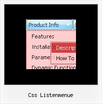 Css Listenmenue Dropdown Gif Menu Javascript