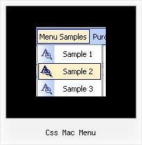 Css Mac Menu Website Pulldown Menue