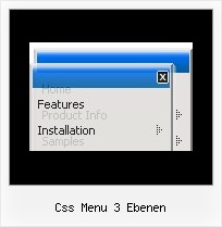 Css Menu 3 Ebenen Hoehenunterschied Menue