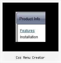 Css Menu Creator Menu Css Horizontal