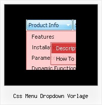 Css Menu Dropdown Vorlage Dhtml Menu Taskbar