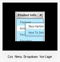 Css Menu Dropdown Vorlage Mac Stil Menue