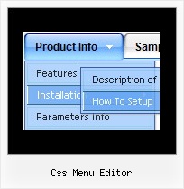 Css Menu Editor Drag Drop Menue