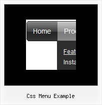 Css Menu Example Slide Down Hover Menu Jquery