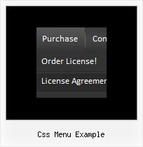 Css Menu Example Dhtml Untermenue