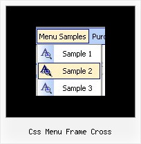 Css Menu Frame Cross Menue Desplegable Flash