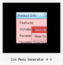 Css Menu Generator 4 0 Menue Mit Untermenue Vertikal