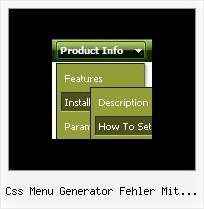 Css Menu Generator Fehler Mit Frames Menue Sliding Dhtml