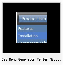 Css Menu Generator Fehler Mit Frames Floating Css Menu