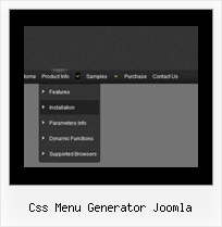 Css Menu Generator Joomla Pulldown Menue Script Free
