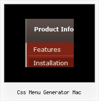 Css Menu Generator Mac Drop Down Taste