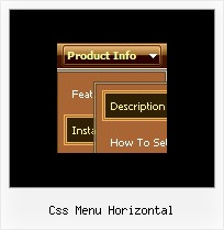 Css Menu Horizontal Css Template Generator