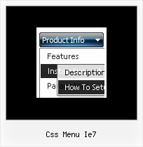 Css Menu Ie7 Java Floating Menue