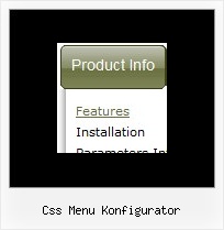 Css Menu Konfigurator Dhtml Tree Menue