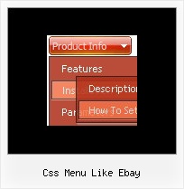 Css Menu Like Ebay Menue Xp Style