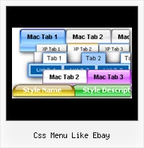 Css Menu Like Ebay Menue Auf Jeder Seite Html