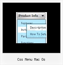 Css Menu Mac Os Navigation Bilder