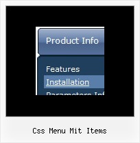 Css Menu Mit Items Treeview Html Javascript Beispiel