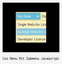 Css Menu Mit Submenu Javascript Horizontale Menu
