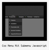 Css Menu Mit Submenu Javascript Dynamic Menu Flash Vista