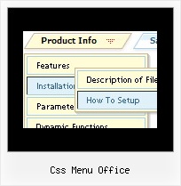Css Menu Office Css Fly Menue