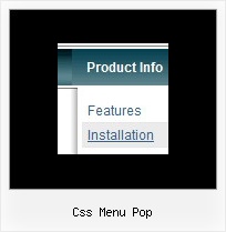 Css Menu Pop Menue Oeffnen Bei Mousover