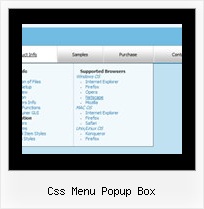 Css Menu Popup Box Menu Submenu Javascript