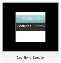 Css Menu Sample Pulldown Menue Nur Css