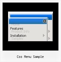 Css Menu Sample Horizontales Javascript Drop Down Menue Dynamisch