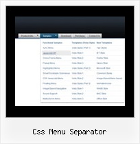 Css Menu Separator Css Menu Generator Javascript