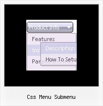 Css Menu Submenu Mac Css Menu
