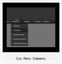 Css Menu Submenu Firefox Submenu