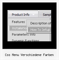 Css Menu Verschiedene Farben Java Gui Dropdown Menu
