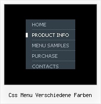 Css Menu Verschiedene Farben Css Menue Li