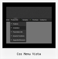 Css Menu Vista Horizontal Menue Und Submenue Css