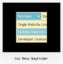 Css Menu Wayfinder Pop Up Menu Iphone
