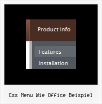 Css Menu Wie Office Beispiel Createpopup