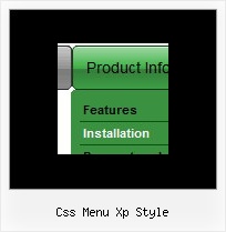 Css Menu Xp Style Html Menu Submenu