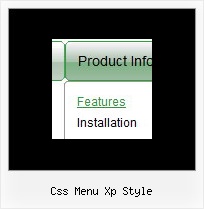 Css Menu Xp Style Fusion Menu Ie Submenu