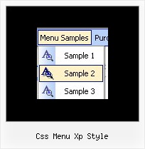 Css Menu Xp Style Xp Menues Css