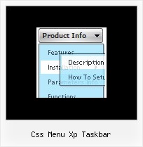 Css Menu Xp Taskbar Javascript Slide Menu Generator