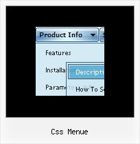 Css Menue Javascript Bar