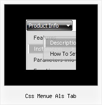 Css Menue Als Tab Javascript Roll Over Menue