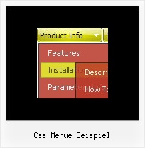 Css Menue Beispiel Hover Javascript