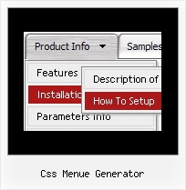 Css Menue Generator Css Horizontales Menue Rechts