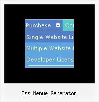 Css Menue Generator Menue Prof Templates
