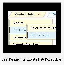 Css Menue Horizontal Aufklappbar Tmenu Js